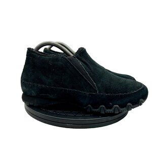 Skechers Bikers Boots Womens 9 Casual Ankle Boot 44721 Black